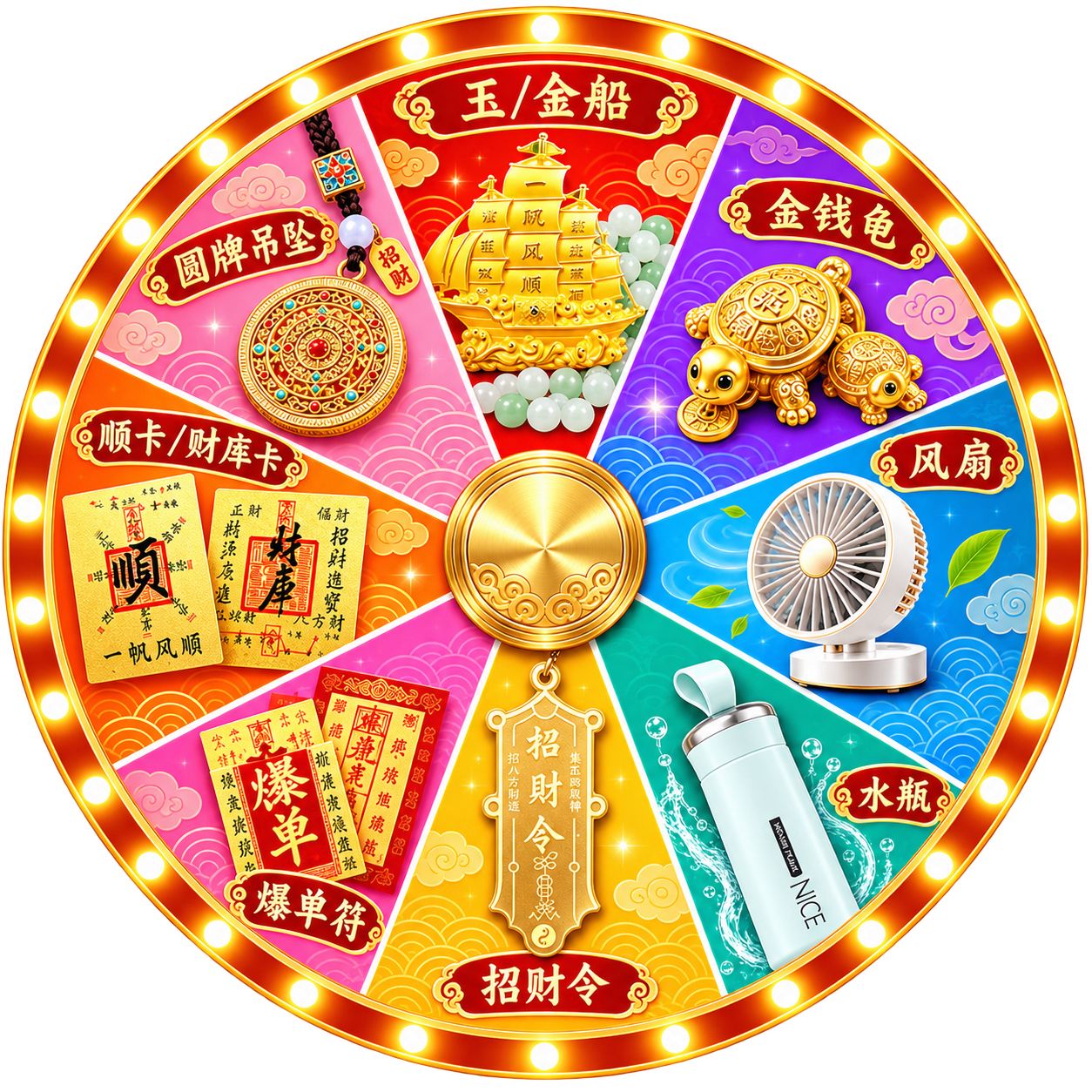 Lucky draw wheel